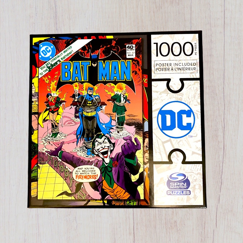 DC Comic old school batman comic 1000 piece puzzle